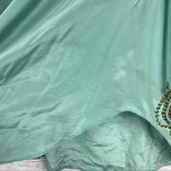 CALYPSO St Bath 100% silk sleeveless gorgeous tunic style top Sz S - Picture 6 of 11